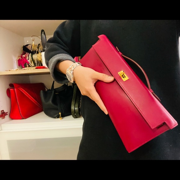 🎆sold🫶🏻Hermès Kelly cut clutch - Picture 8 of 16